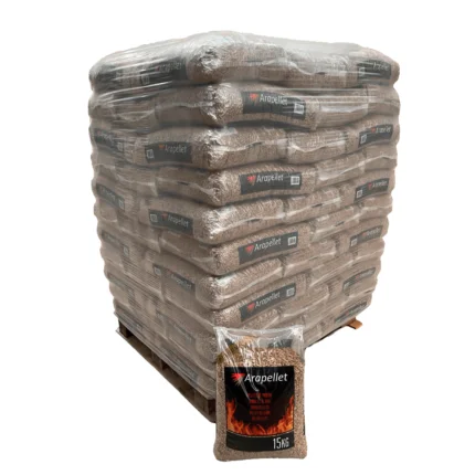 Pellets Arapellet – Palet 1.155 kg (77×15 kg)